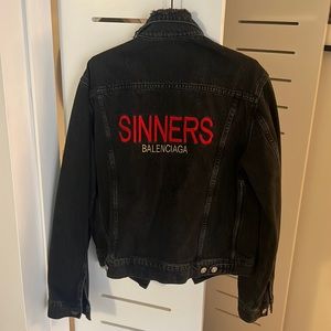 Balenciaga Sinners Denim Jacket